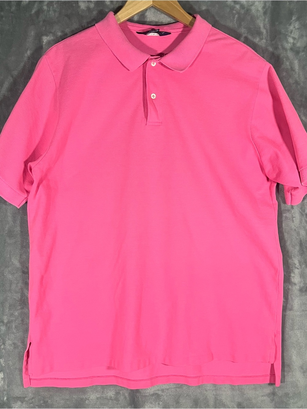 Lands' End Bright Pink Polo Shirt